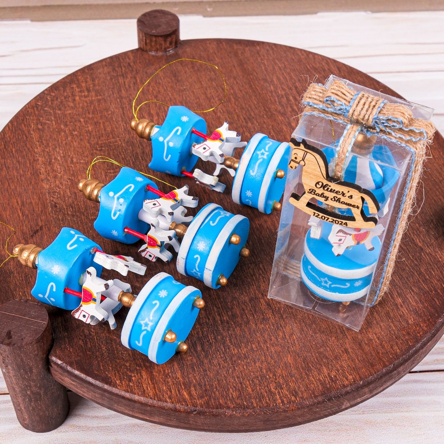 Kişiye Özel Baby Shower Atlıkarınca Süsü, Cinsiyet Partisi, Doğum Günü Kutlaması