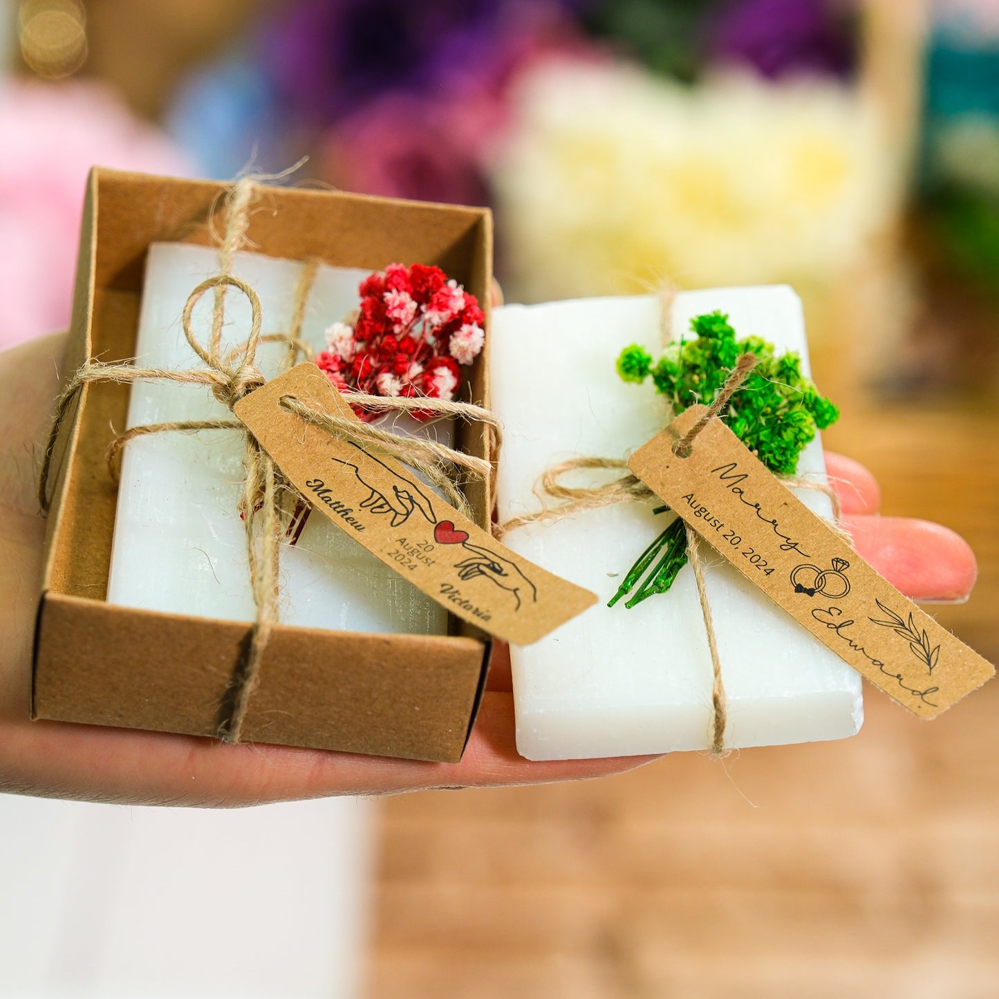 Kişiye Özel Hediyelik Kokulu Sabun Düğün Hediyeleri, Nikah Hediyeleri, Nişan Hediyeleri