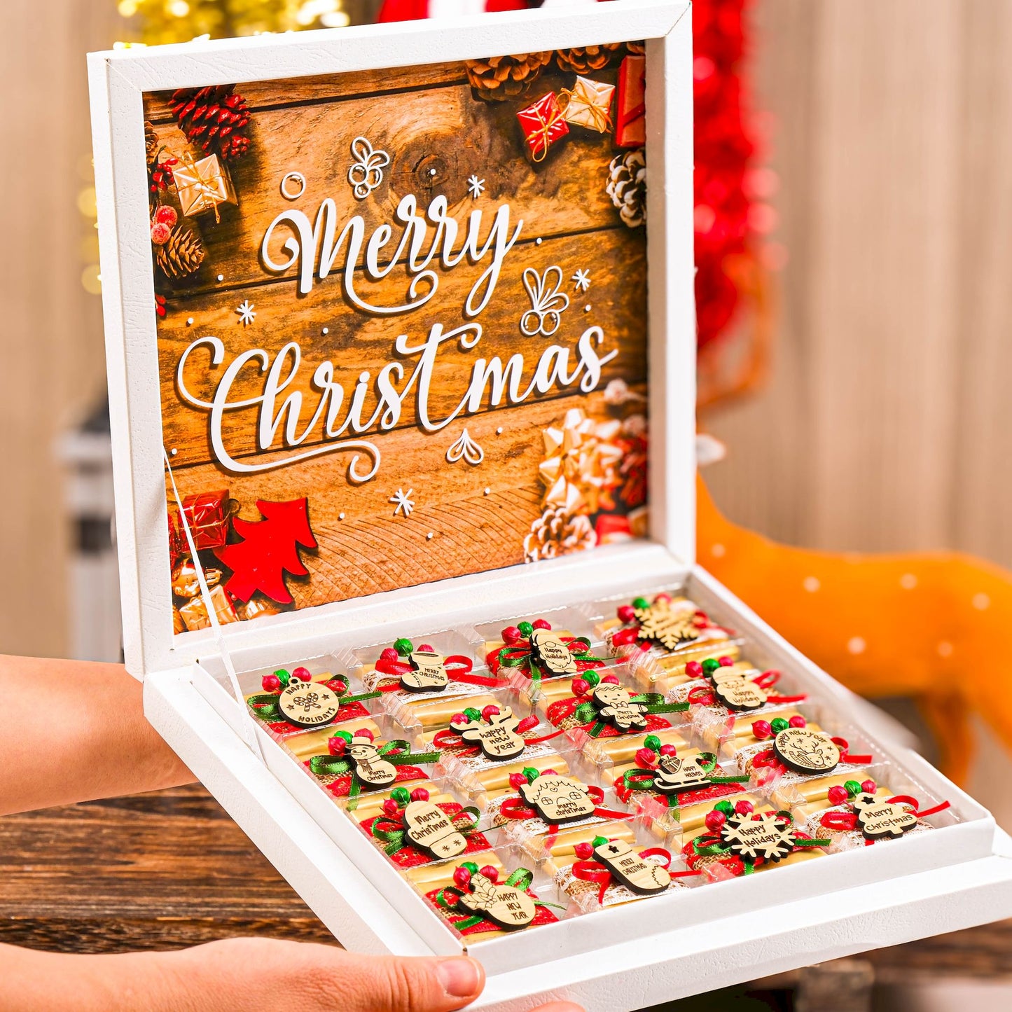 Kişiye Özel Yılbaşı Çikolata Kutusu, Yılbaşı İkramlık, Yeni Yıl Kutlaması