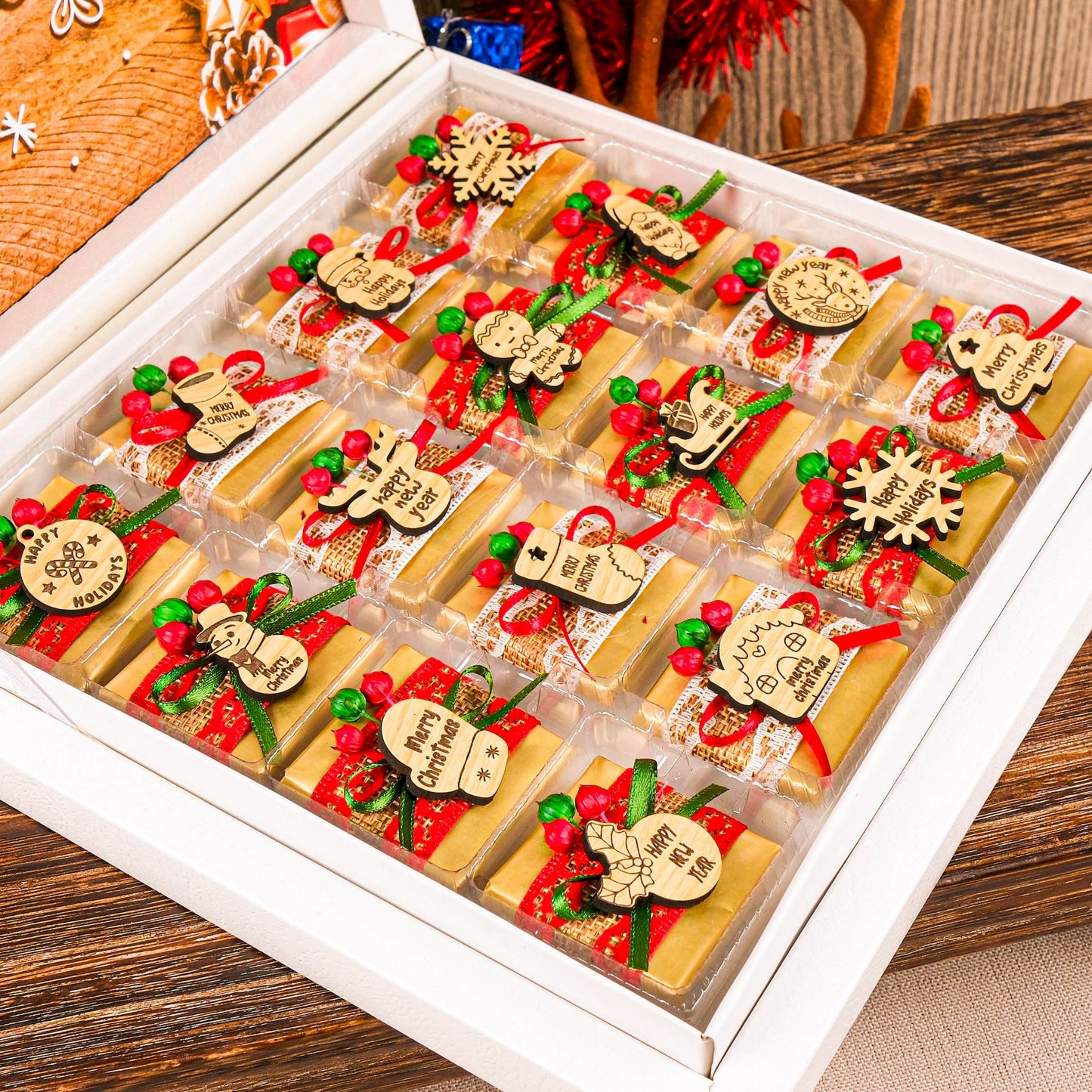 Kişiye Özel Yılbaşı Çikolata Kutusu, Yılbaşı İkramlık, Yeni Yıl Kutlaması