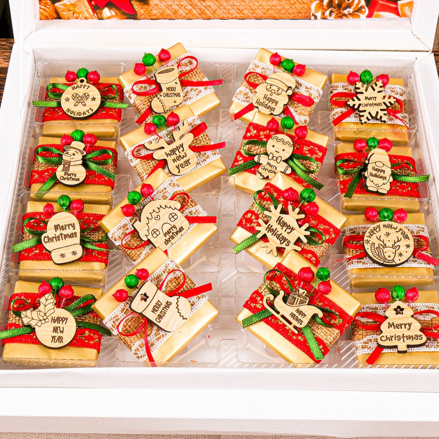 Kişiye Özel Yılbaşı Çikolata Kutusu, Yılbaşı İkramlık, Yeni Yıl Kutlaması