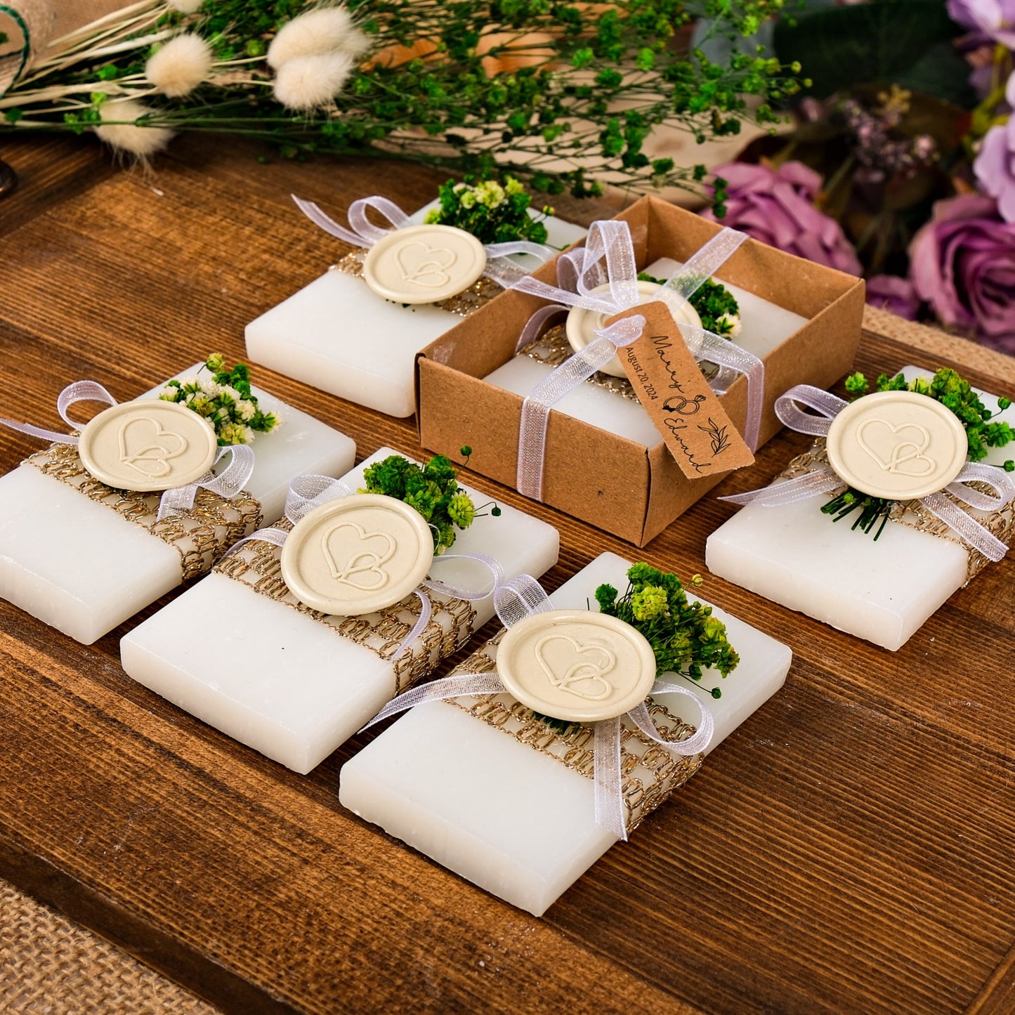 Kişiye Özel Hediyelik Kokulu Sabun Düğün Hediyeleri, Nikah, Kına, Nişan Hediyeleri