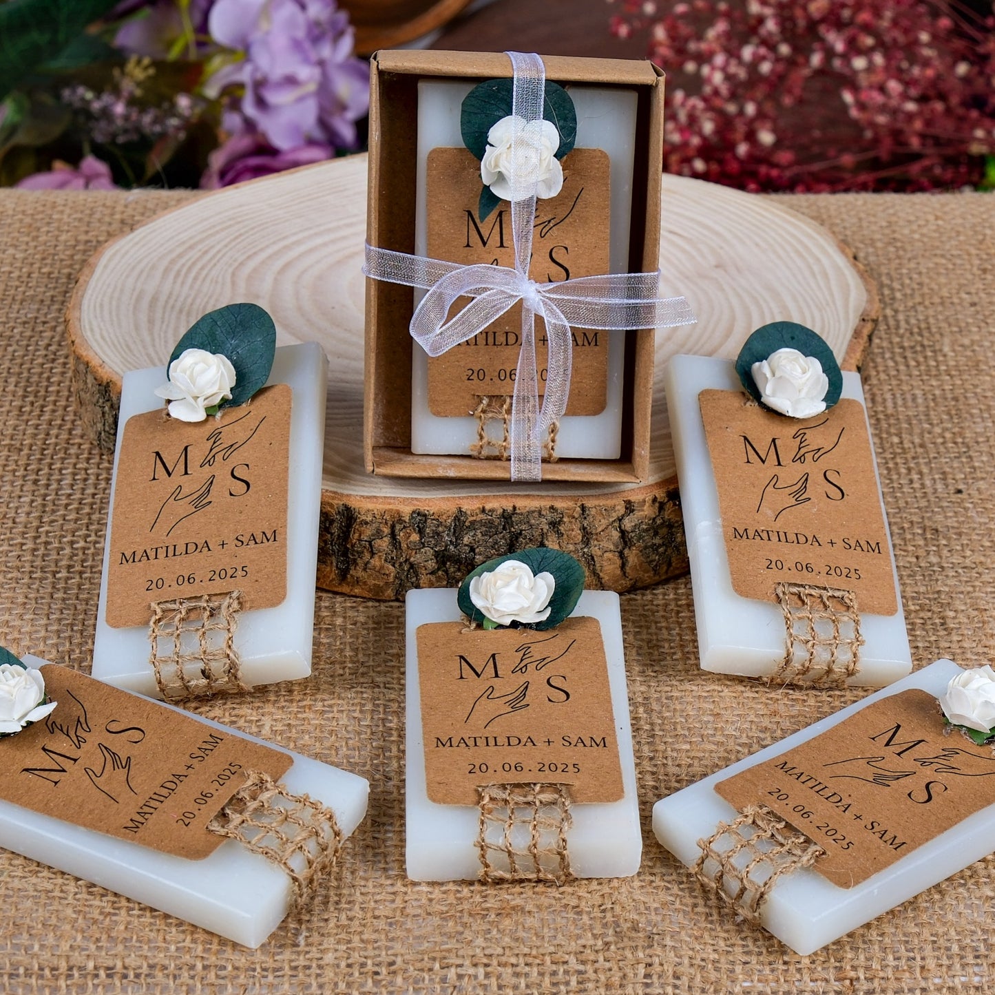 Kişiye Özel Hediyelik Kokulu Sabun Düğün Hediyeleri, Nikah, Kına, Nişan Hediyeleri