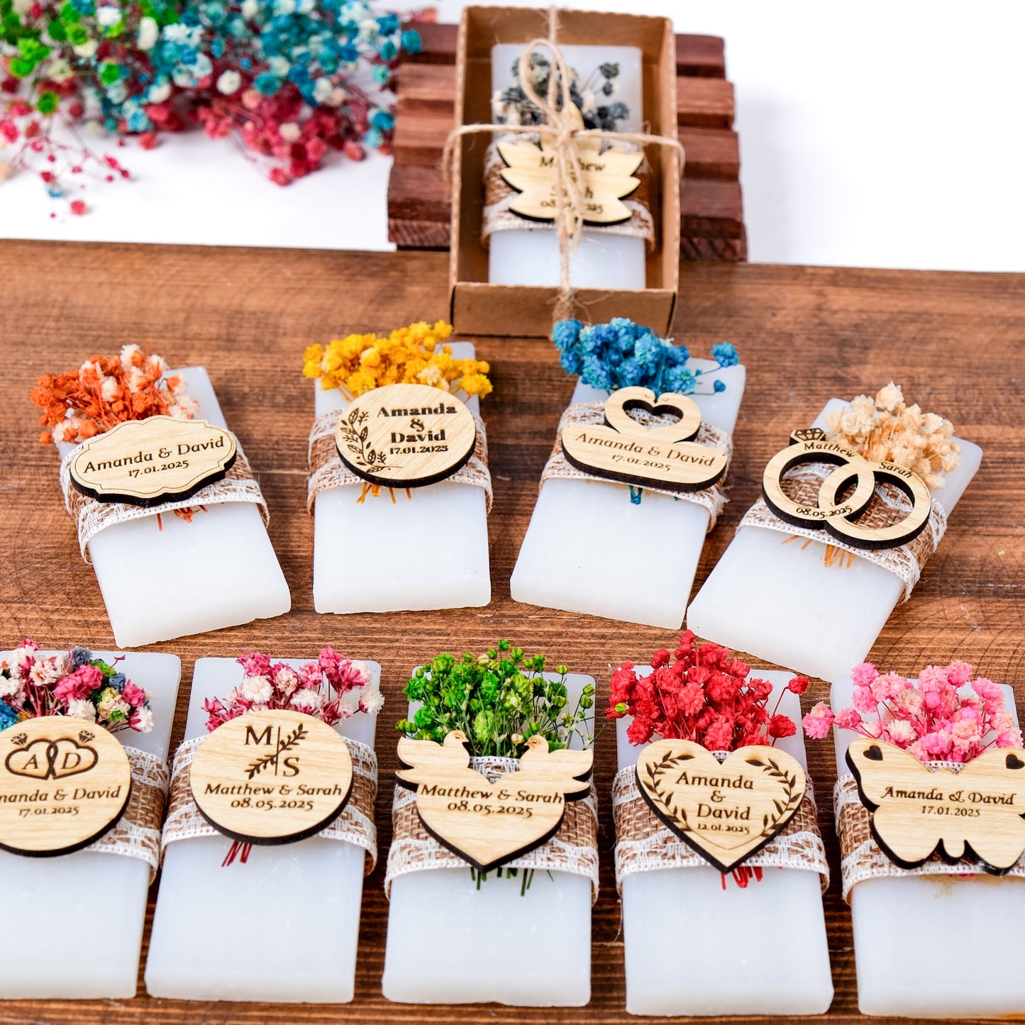 Kişiye Özel Hediyelik Kokulu Sabun Düğün Hediyeleri, Nikah Hediyeleri, Kına Hediyeleri