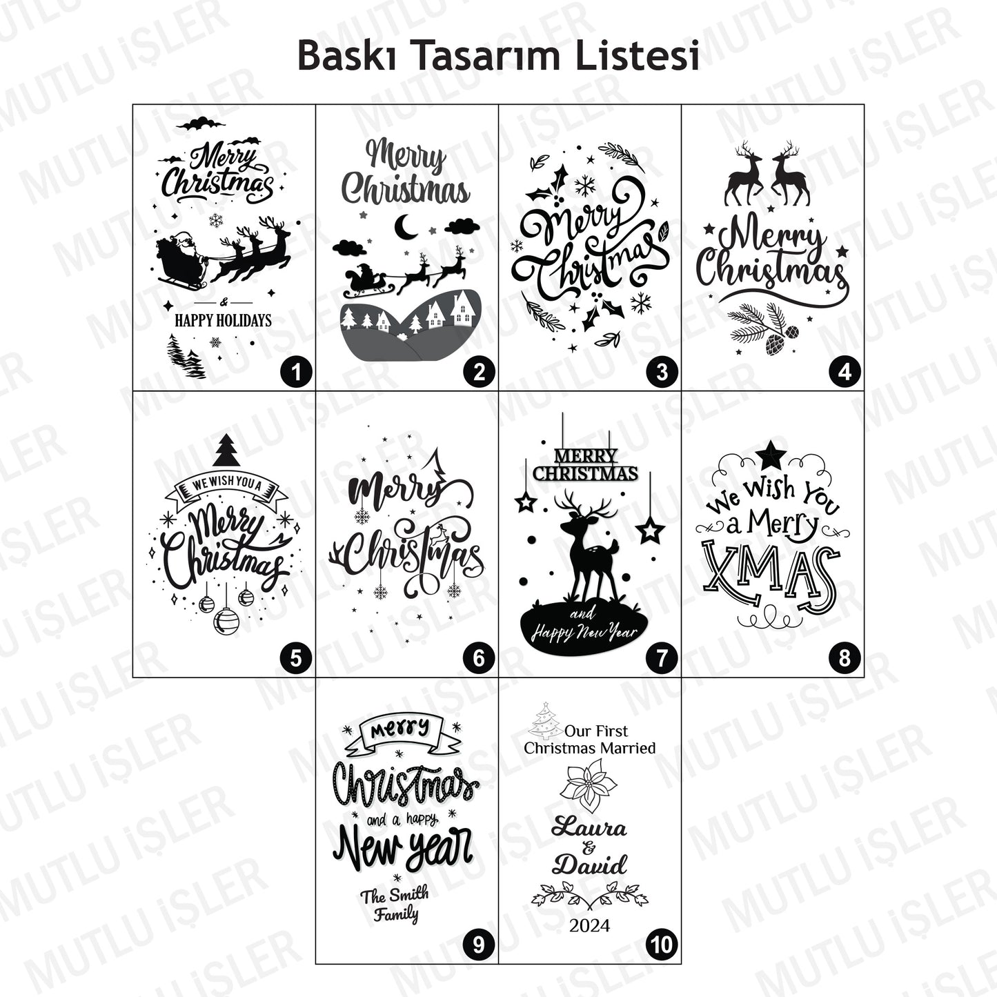 Kişiselleştirilmiş Yılbaşı Buzdolabı Süsleri, Hediyelik Epoksi Magnet, Yeni Yıl Magneti