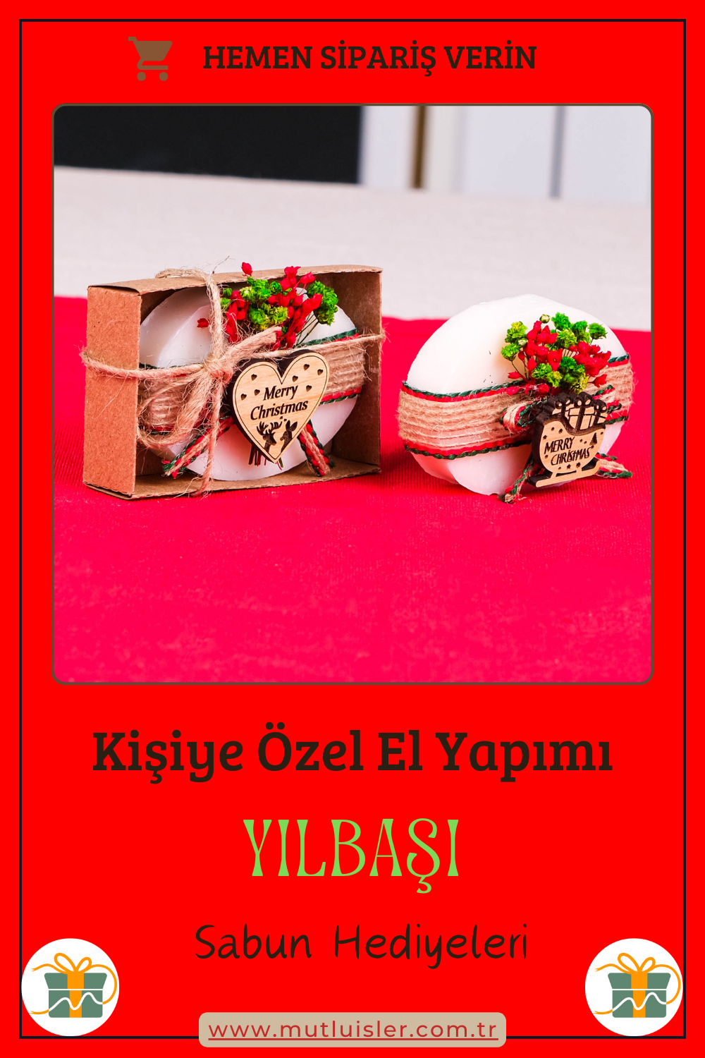 Kişiye Özel Hediyelik Kokulu Sabun Yılbaşı Hediyeleri, Yeni Yıl Hediyesi, Farklı Yılbaşı Hediyeleri