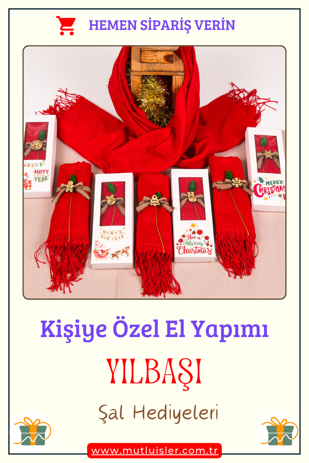 Yılbaşı Temalı Şal, Kişiye Özel Yılbaşı Hediyesi Fikirleri, Yılbaşı Şalı, Yeni Yıl Hediyesi