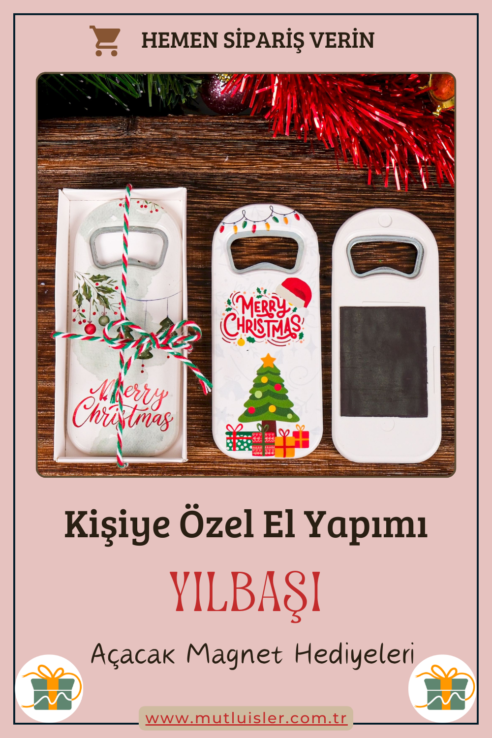 Kişiselleştirilmiş Yılbaşı Açacak Magnet, Yılbaşı Magneti