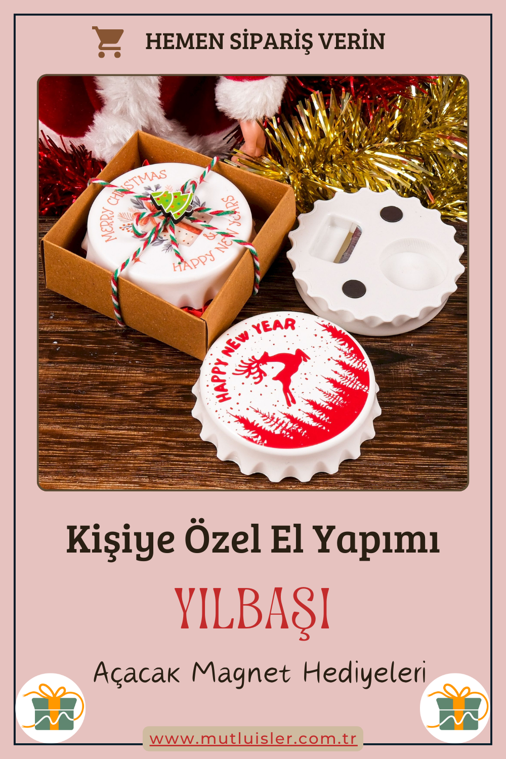 Kişiselleştirilmiş Yılbaşı Açacak Magnet, Estetik ve Fonksiyonel Hediyeler, Yılbaşı Magneti