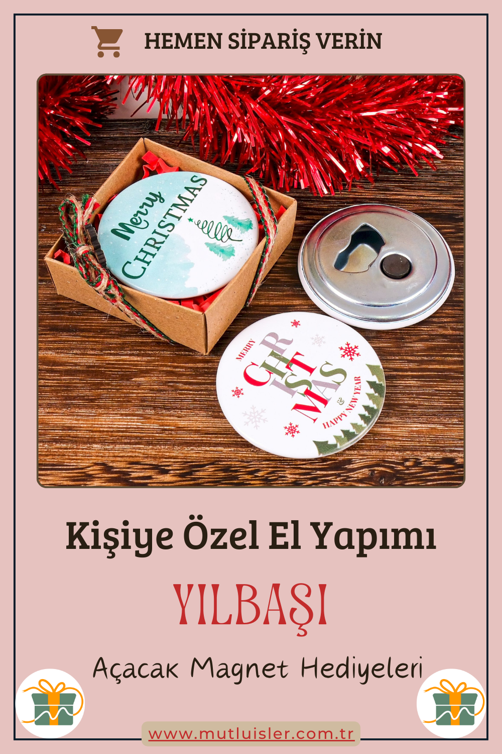 Kişiselleştirilmiş Yılbaşı Açacak Magnet, Estetik ve Fonksiyonel Hediyeler, Yılbaşı Magneti