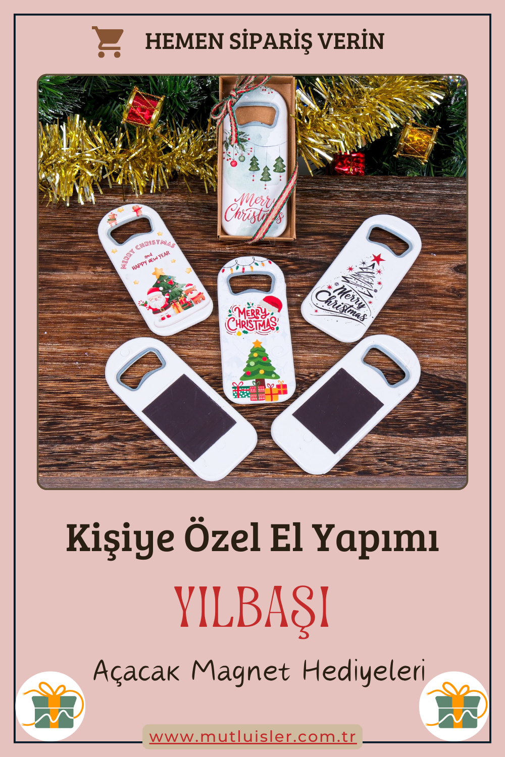 Kişiselleştirilmiş Yılbaşı Açacak Magnet, Estetik ve Fonksiyonel Hediyeler, Yılbaşı Magneti