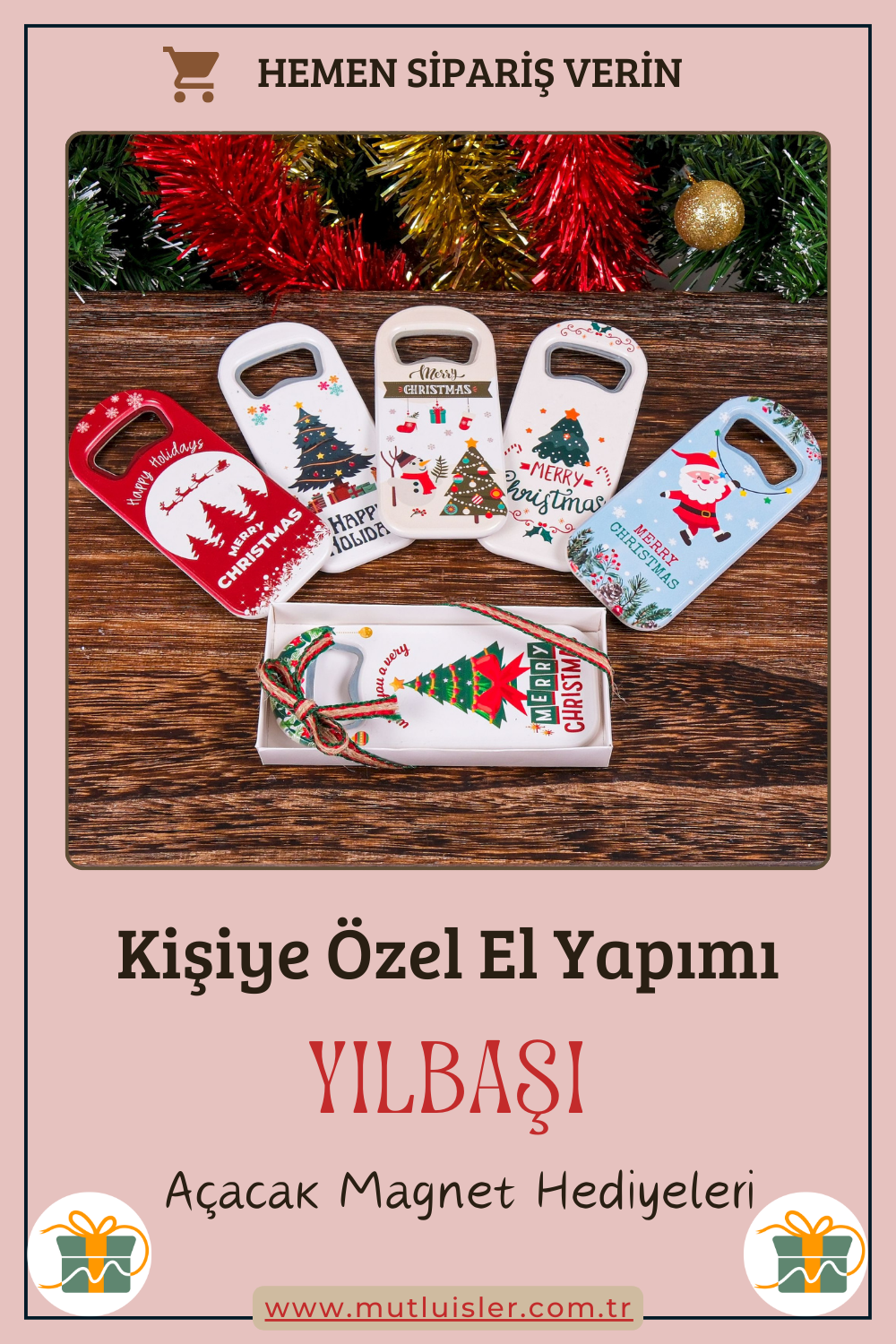 Kişiselleştirilmiş Yılbaşı Açacak Magnet, Estetik ve Fonksiyonel Hediyeler, Yılbaşı Magneti