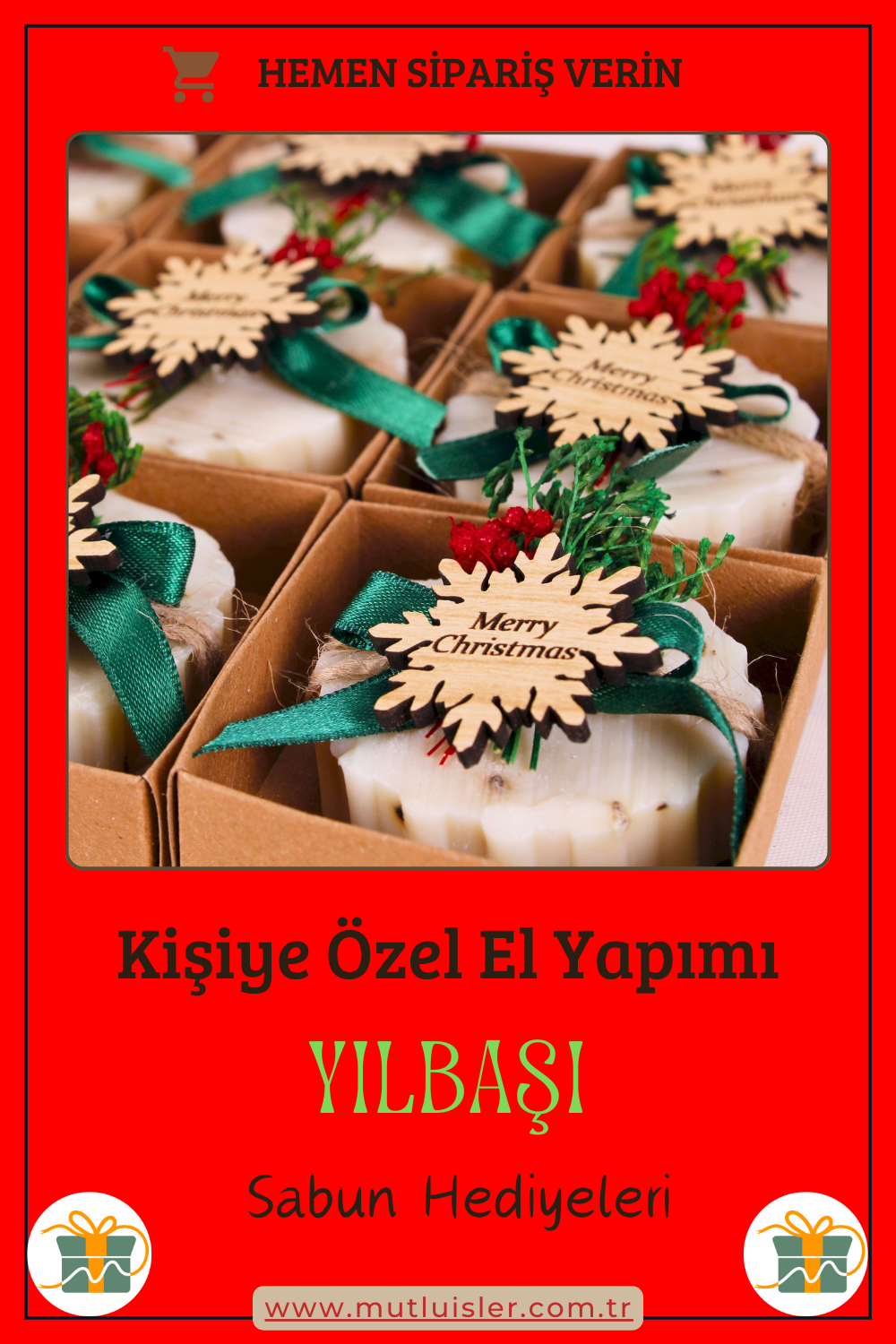 Kişiye Özel Hediyelik Kokulu Sabun Yılbaşı Hediyeleri