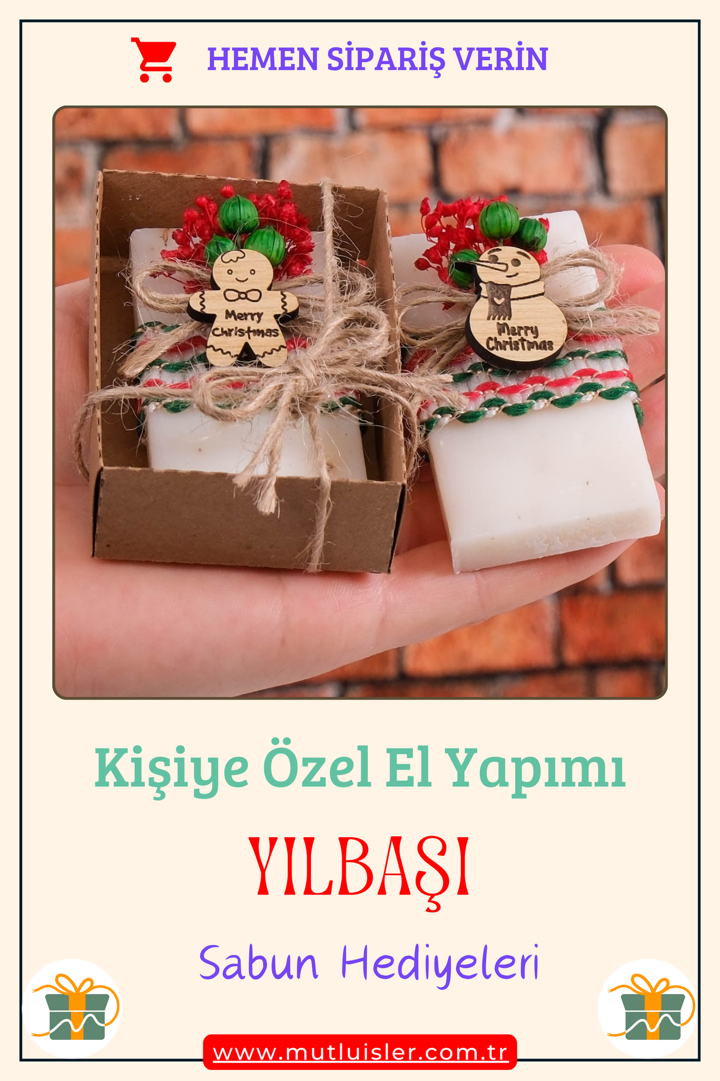 Kişiye Özel Kokulu Sabun Yılbaşı Hediyesi, Yeni Yıl Hediyesi, Farklı Yılbaşı Hediyeleri