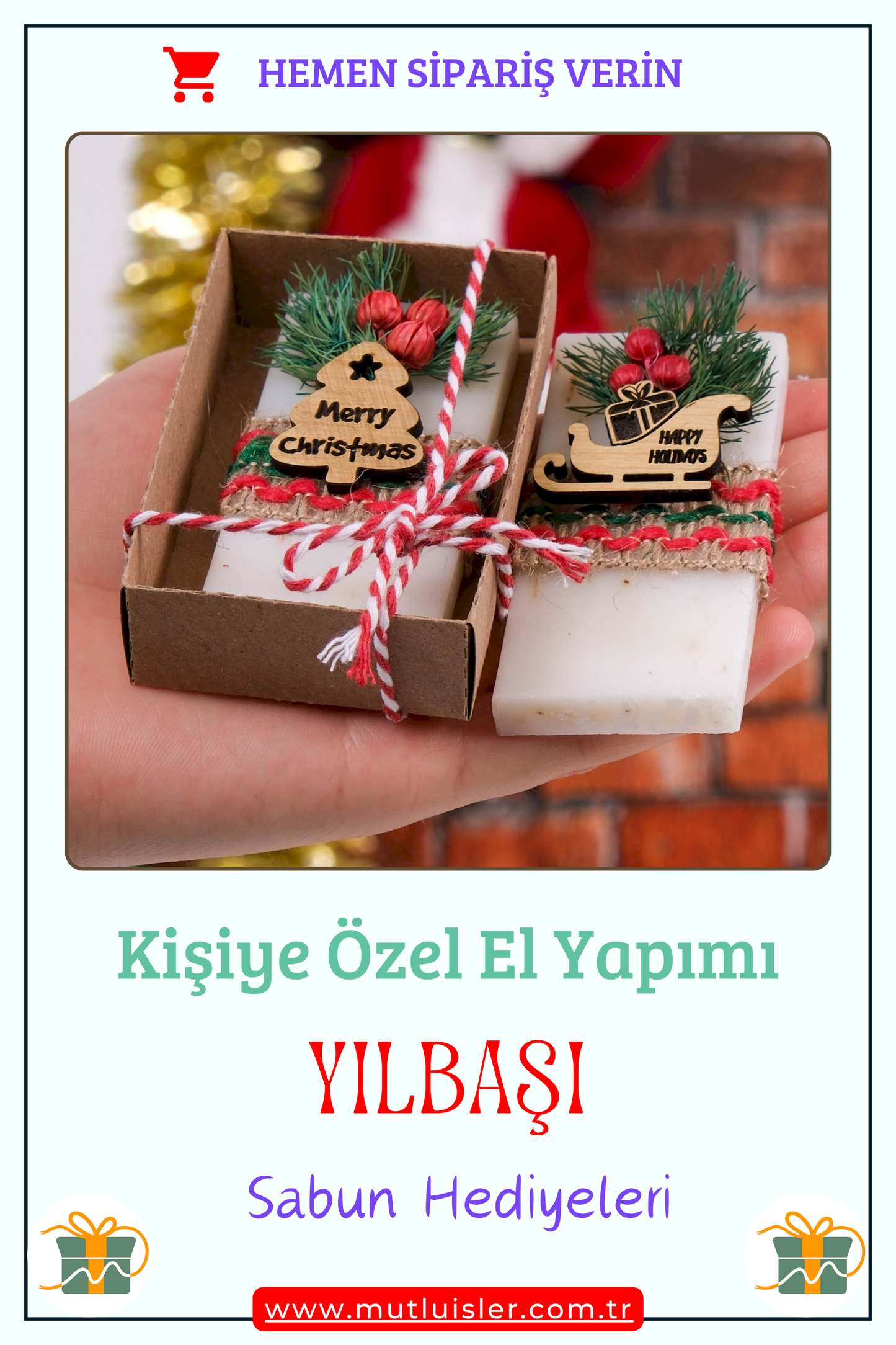 Kişiye Özel Kokulu Sabun Yılbaşı Hediyesi, Yeni Yıl Hediyesi, Farklı Yılbaşı Hediyeleri