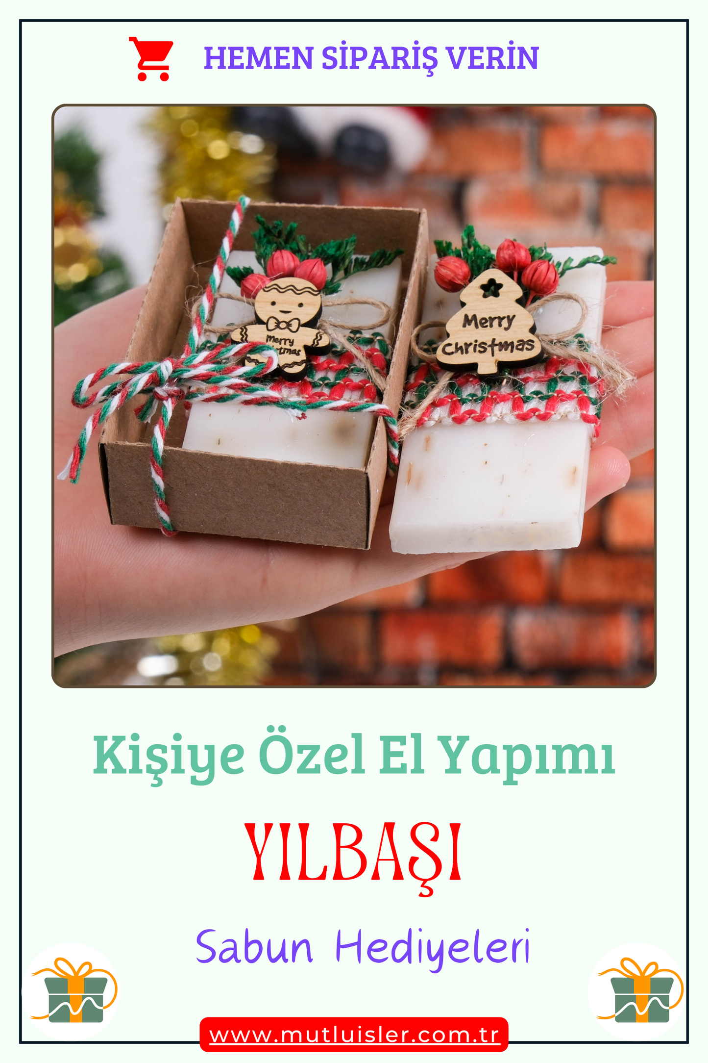 Kişiye Özel Kokulu Sabun Yılbaşı Hediyesi, Yeni Yıl Hediyesi, Farklı Yılbaşı Hediyeleri