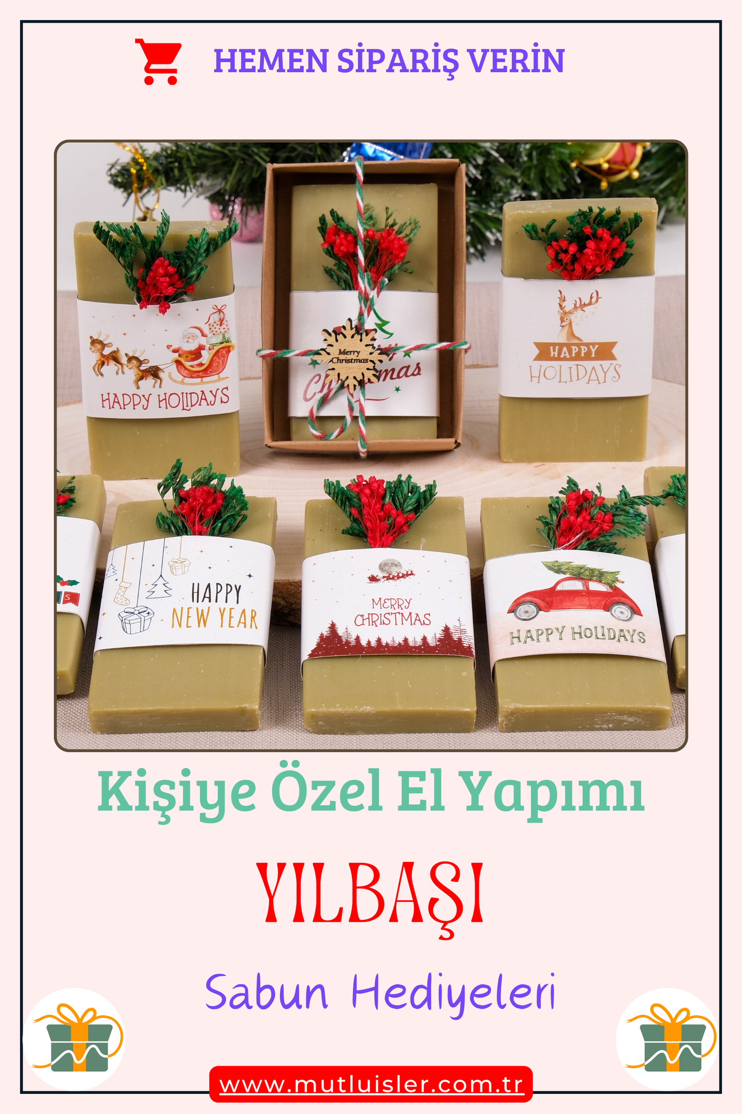 Kişiye Özel Kokulu Sabun Yılbaşı Hediyesi, Yeni Yıl Hediyesi, Farklı Yılbaşı Hediyeleri