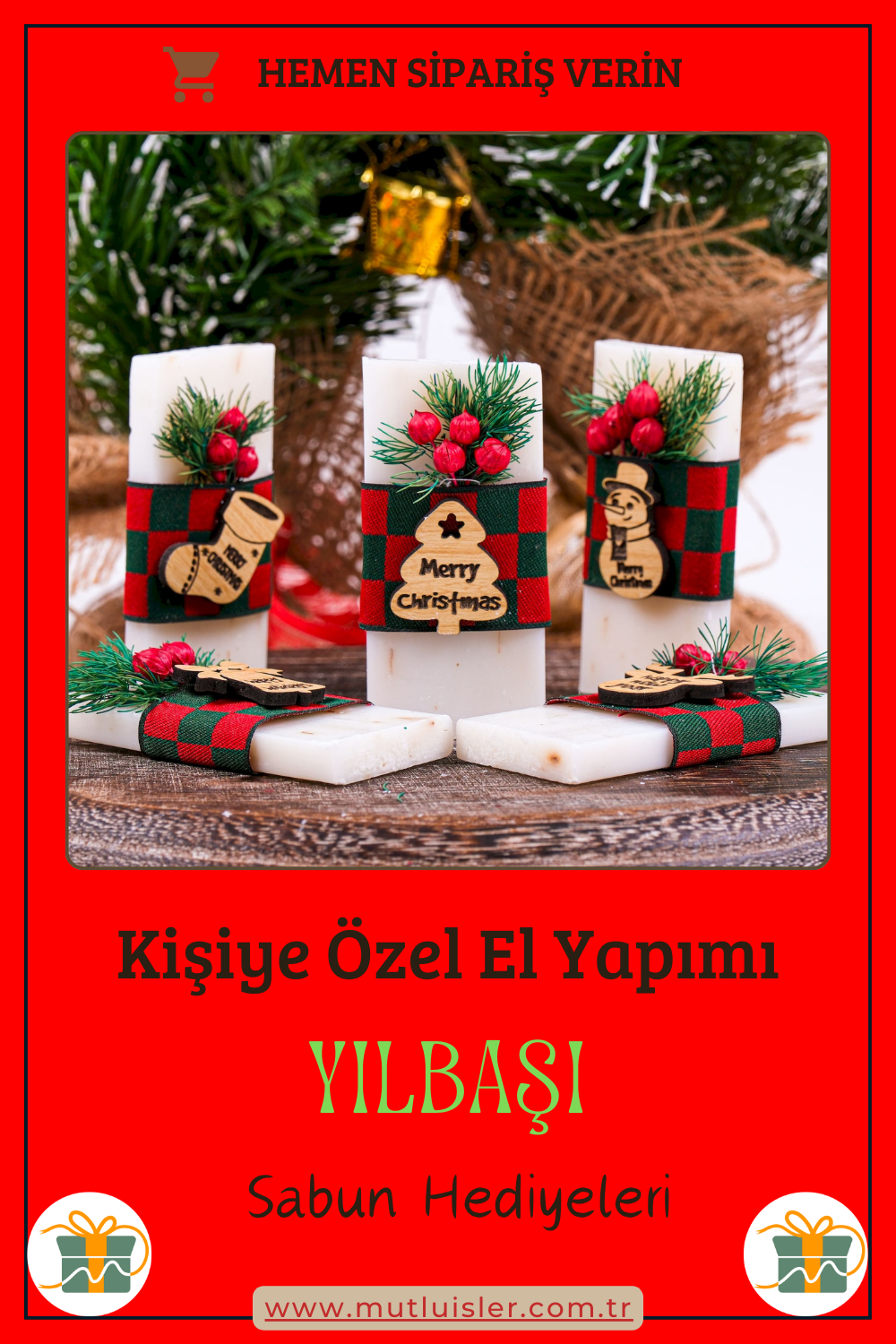 Kişiye Özel Hediyelik Kokulu Sabun Yılbaşı Hediyeleri