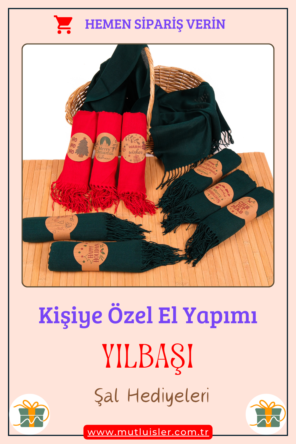 Yılbaşı Temalı Şal, Kişiye Özel Yılbaşı Hediyesi Fikirleri, Yılbaşı Şalı, Yeni Yıl Hediyesi