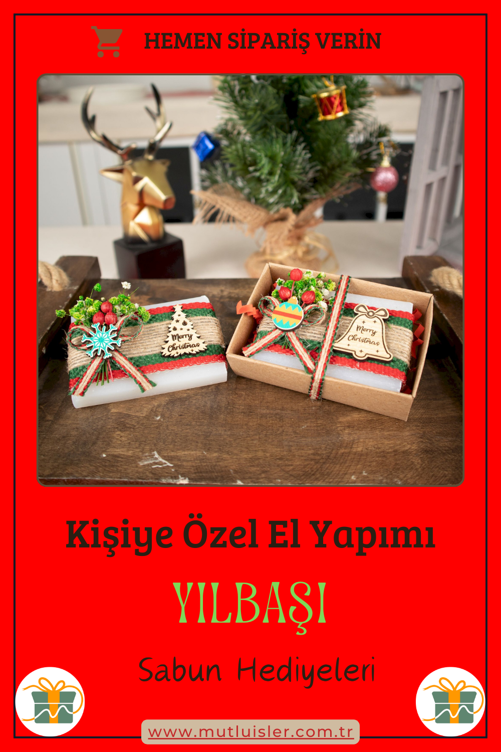 Kişiye Özel Hediyelik Kokulu Sabun Yılbaşı Hediyeleri, Yeni Yıl Hediyesi, Farklı Yılbaşı Hediyeleri