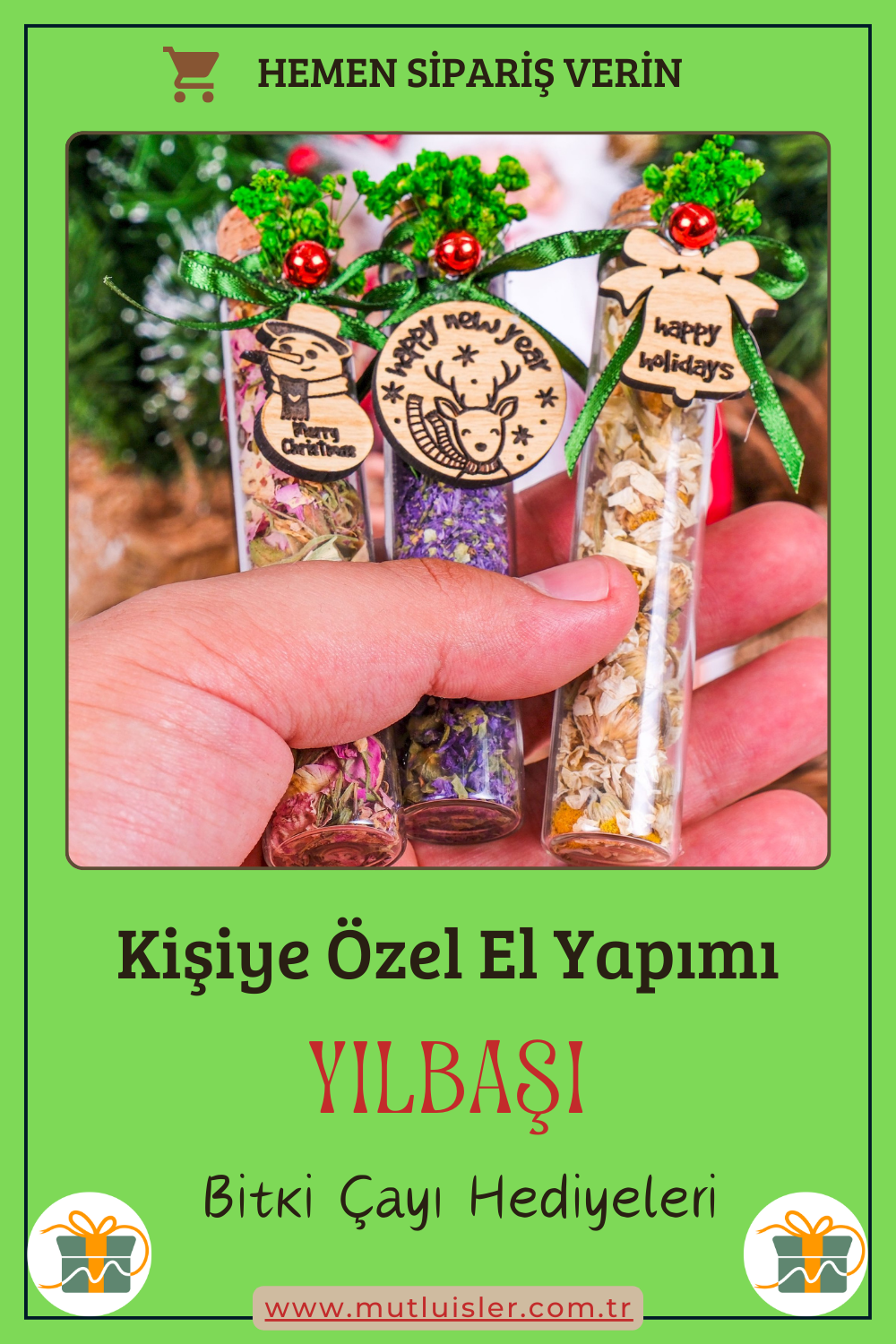 Kişiye Özel Hediyelik Bitki Çayı Yılbaşı Hediyeleri