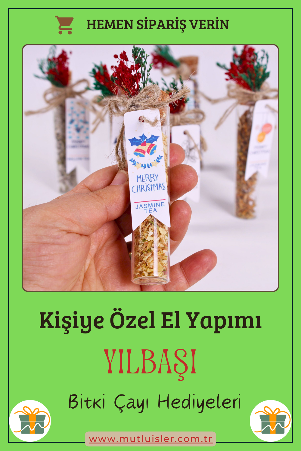 Kişiye Özel Hediyelik Bitki Çayı Yılbaşı Hediyeleri