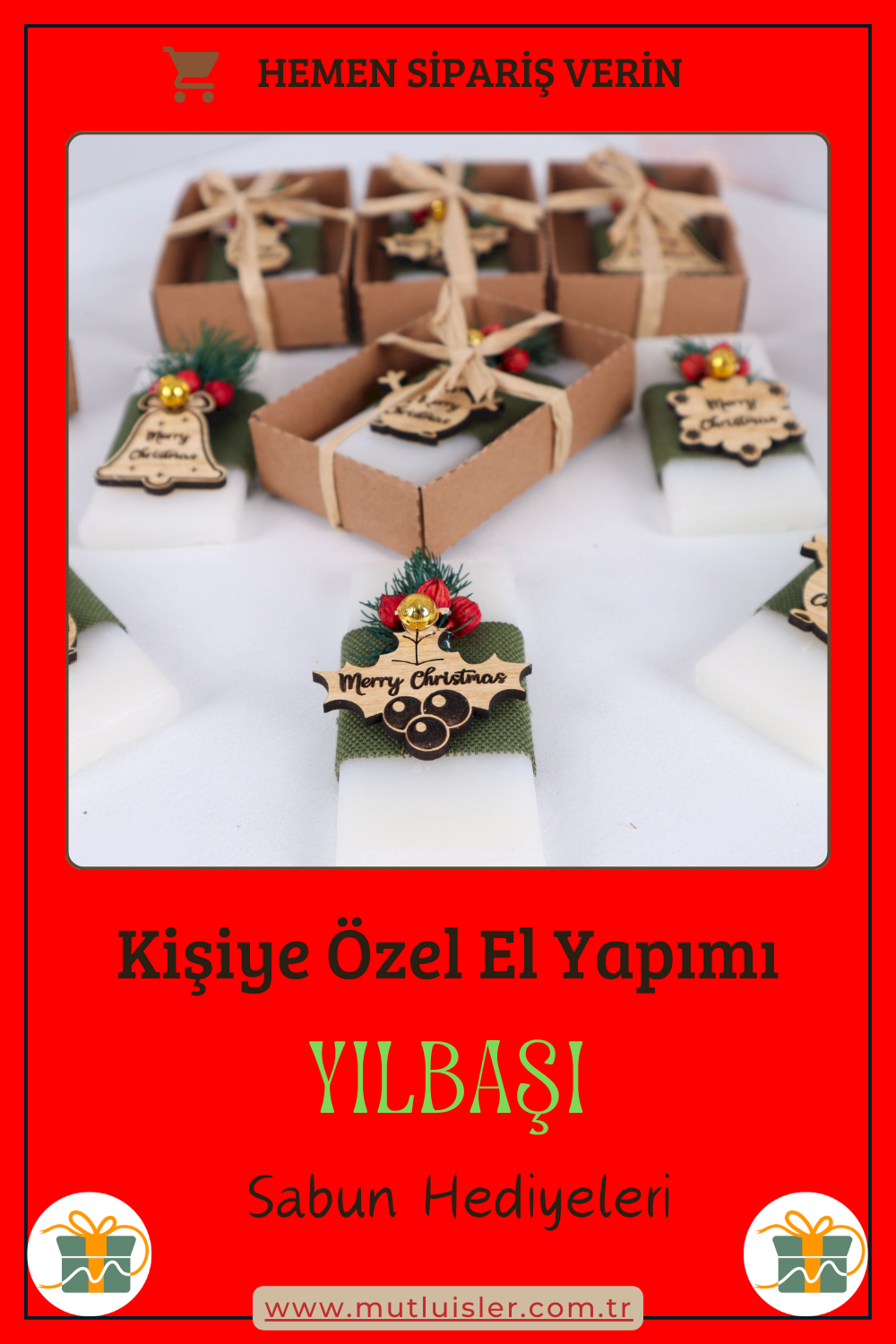 Kişiye Özel Hediyelik Kokulu Sabun Yılbaşı Hediyeleri, Yeni Yıl Hediyesi, Farklı Yılbaşı Hediyeleri