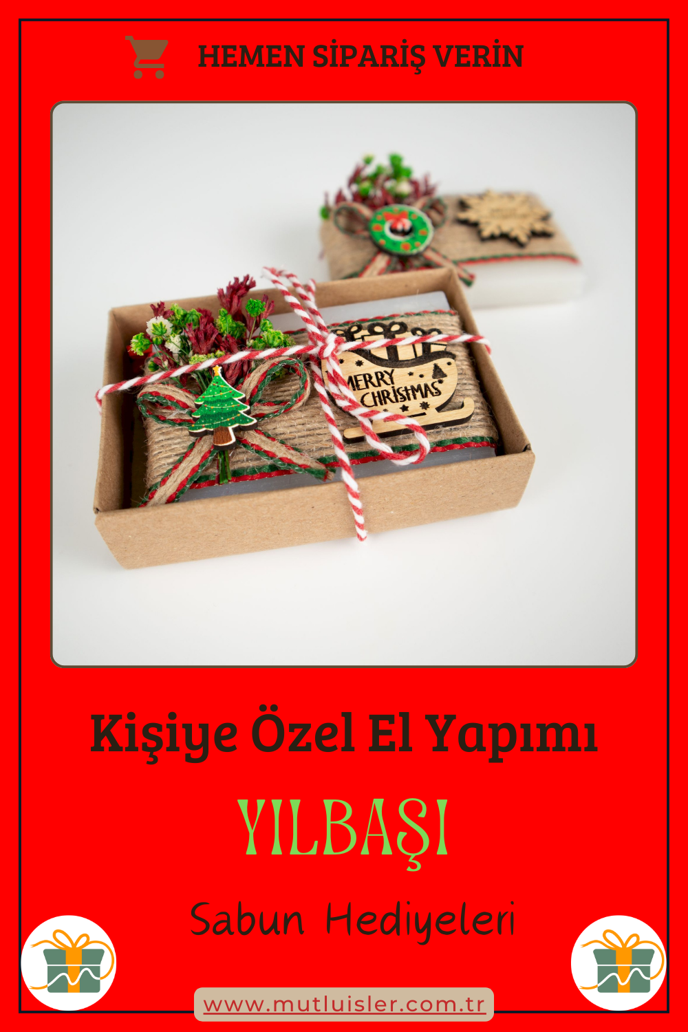 Kişiye Özel Hediyelik Kokulu Sabun Yılbaşı Hediyeleri, Yeni Yıl Hediyesi, Farklı Yılbaşı Hediyeleri
