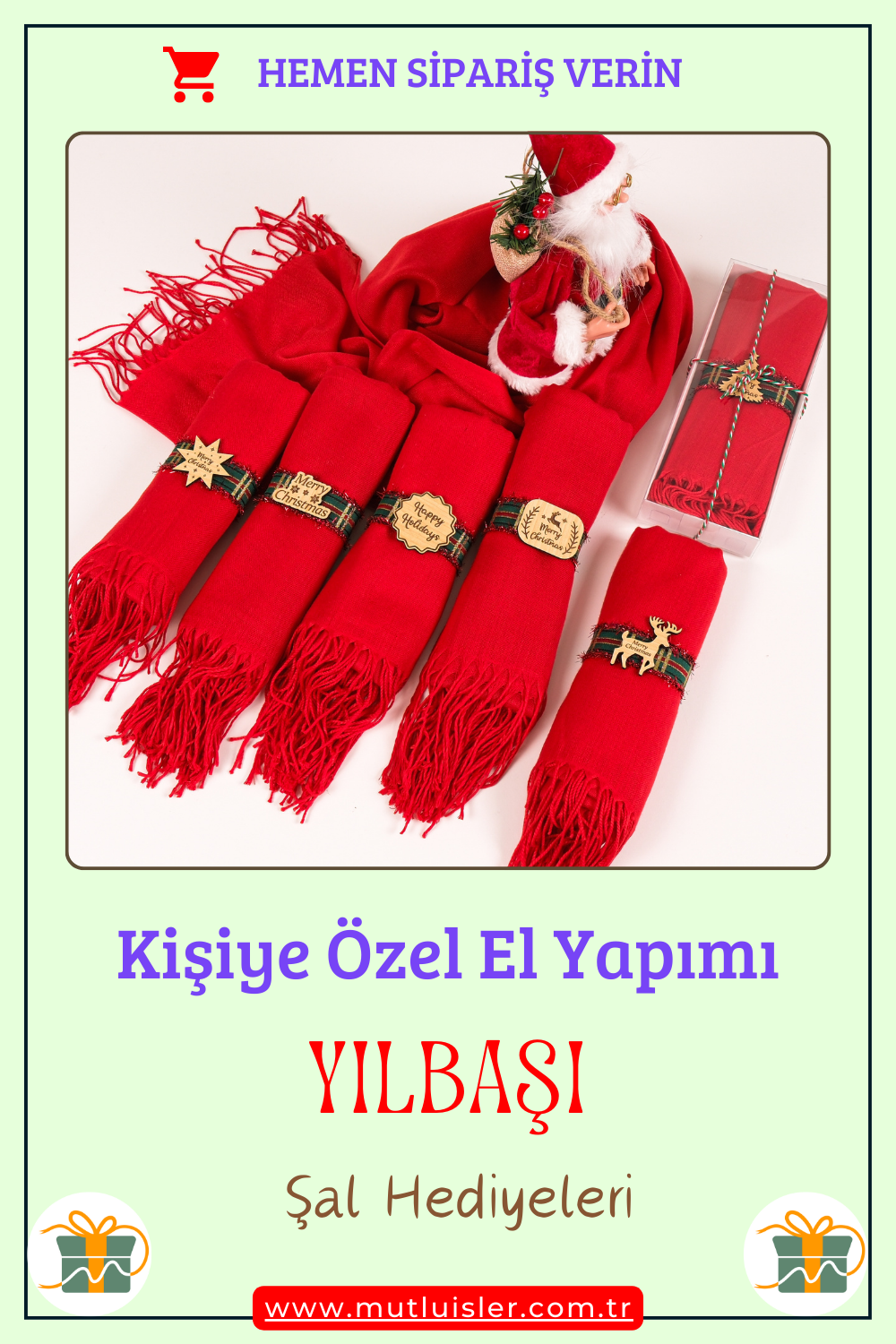 Yılbaşı Temalı Şal, Kişiye Özel Yılbaşı Hediyesi Fikirleri, Yılbaşı Şalı, Yeni Yıl Hediyesi