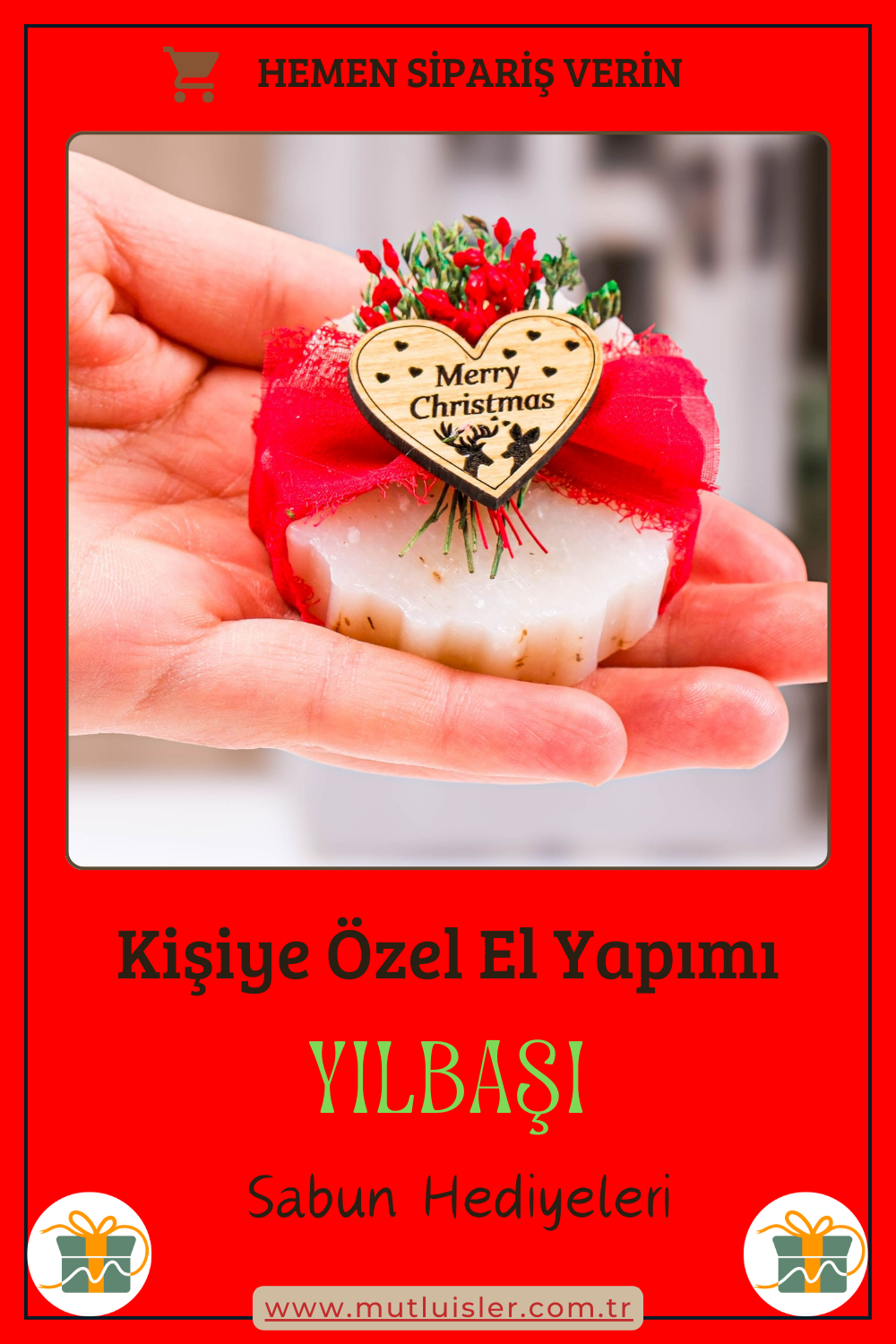 Kişiye Özel Hediyelik Kokulu Sabun Yılbaşı Hediyeleri