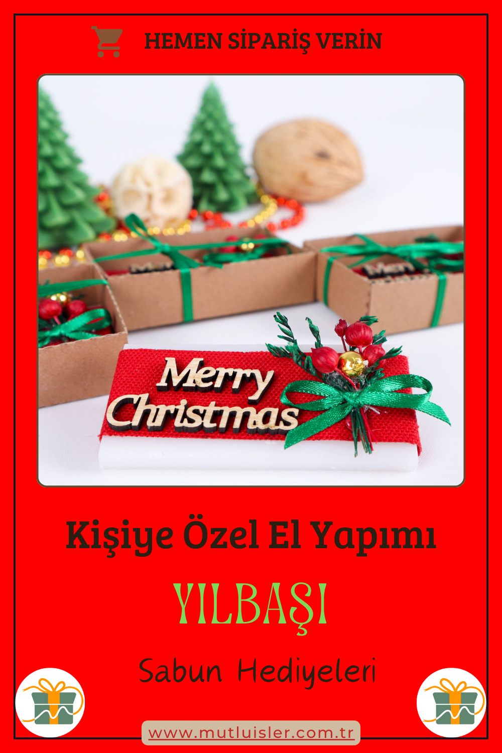 Kişiye Özel Hediyelik Kokulu Sabun Yılbaşı Hediyeleri, Yeni Yıl Hediyesi, Farklı Yılbaşı Hediyeleri