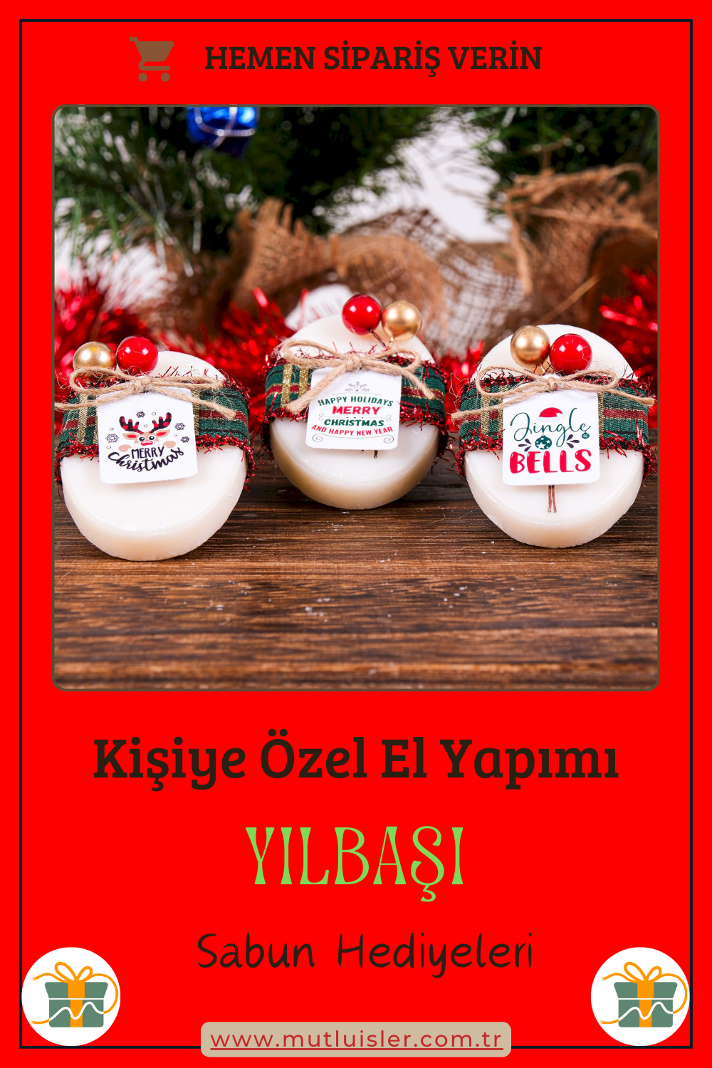 Kişiye Özel Hediyelik Kokulu Sabun Yılbaşı Hediyeleri, Yeni Yıl Hediyesi, Farklı Yılbaşı Hediyeleri