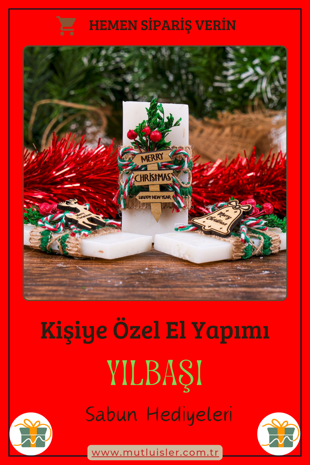 Kişiye Özel Hediyelik Kokulu Sabun Yılbaşı Hediyeleri, Yeni Yıl Hediyesi, Farklı Yılbaşı Hediyeleri