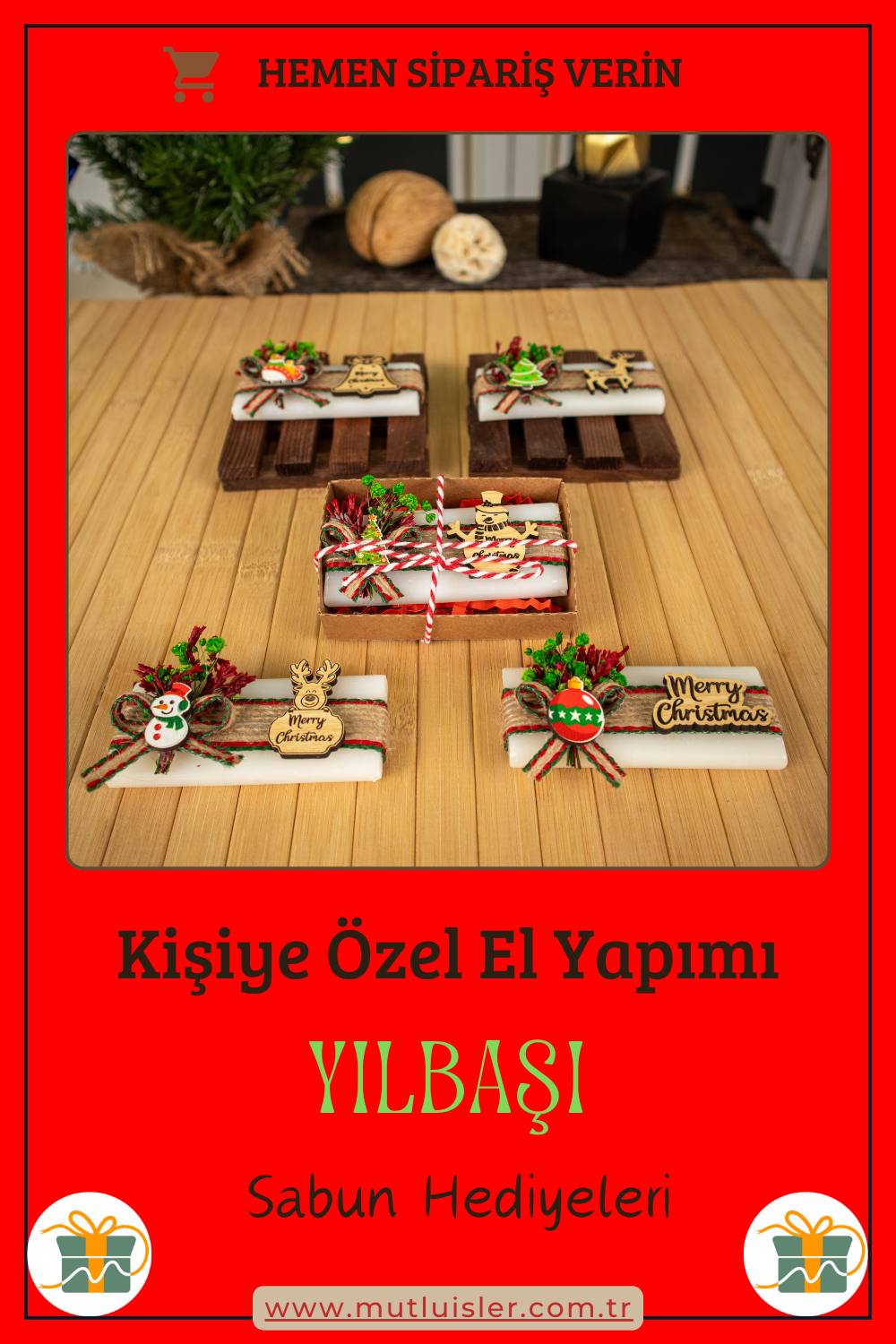 Kişiye Özel Hediyelik Kokulu Sabun Yılbaşı Hediyeleri, Yeni Yıl Hediyesi, Farklı Yılbaşı Hediyeleri