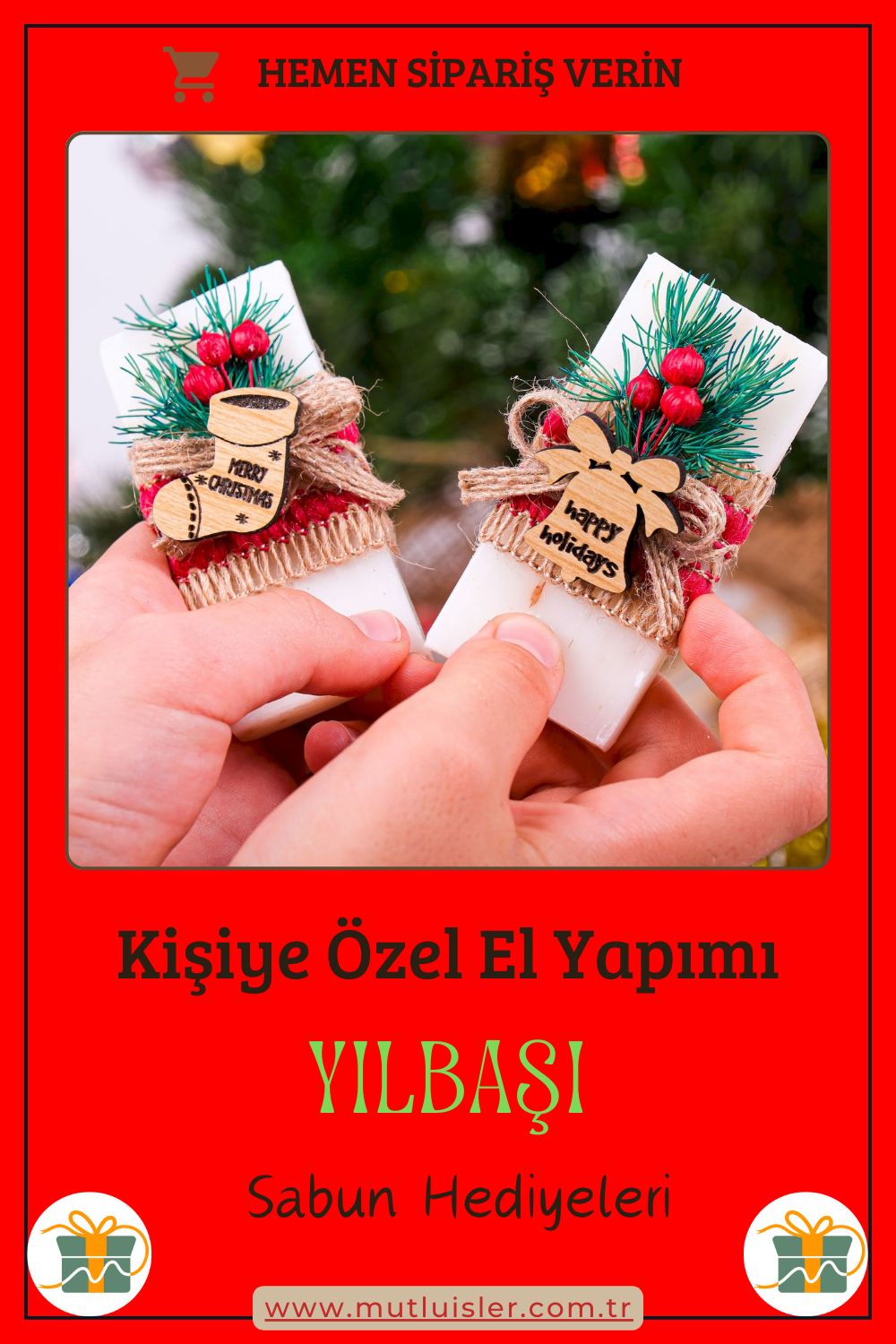 Kişiye Özel Hediyelik Kokulu Sabun Yılbaşı Hediyeleri, Yeni Yıl Hediyesi, Farklı Yılbaşı Hediyeleri