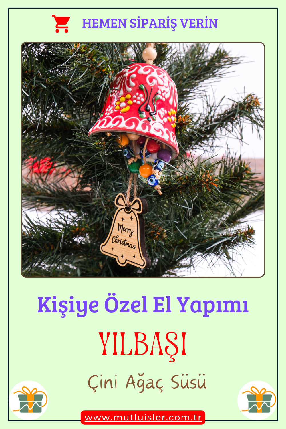 Kişiselleştirilmiş Yılbaşı Ağacı Süsleri, Yılbaşı Süsleri, Yeni Yıl Süsleri, Çam Ağacı Süslemeleri