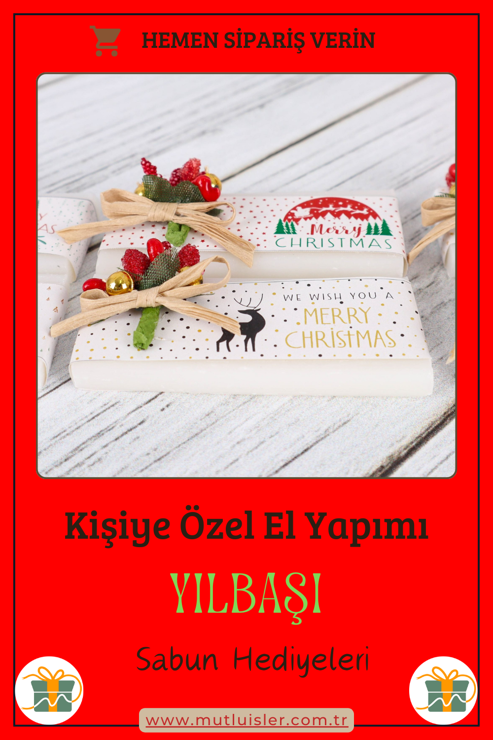 Kişiye Özel Hediyelik Kokulu Sabun Yılbaşı Hediyeleri, Yeni Yıl Hediyesi, Farklı Yılbaşı Hediyeleri