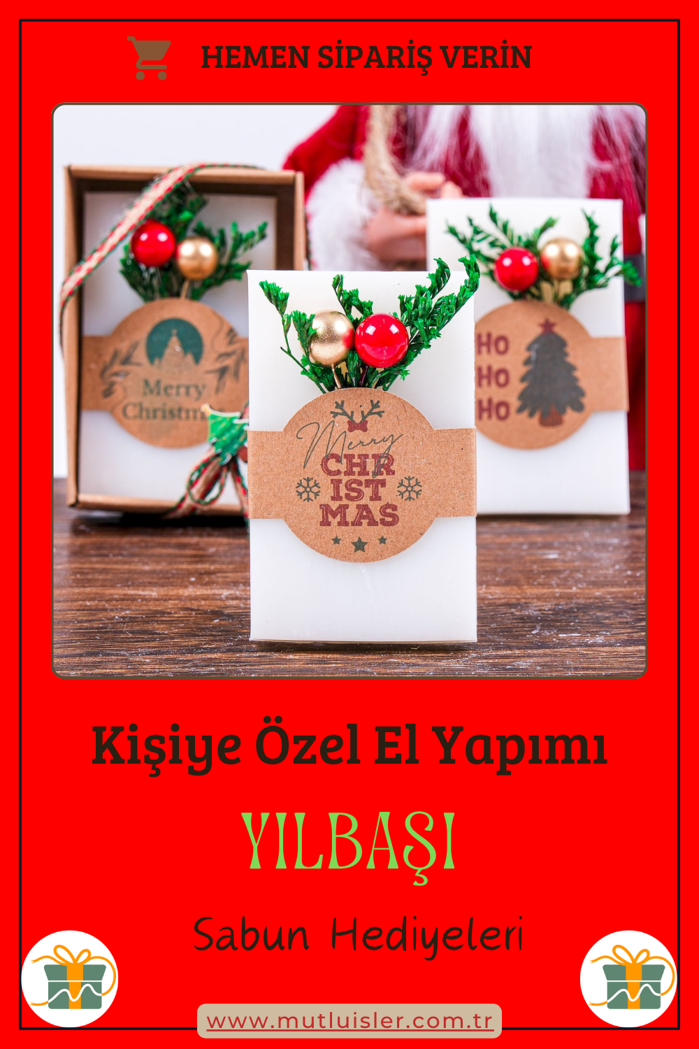 Kişiye Özel Hediyelik Kokulu Sabun Yılbaşı Hediyeleri, Yeni Yıl Hediyesi, Farklı Yılbaşı Hediyeleri