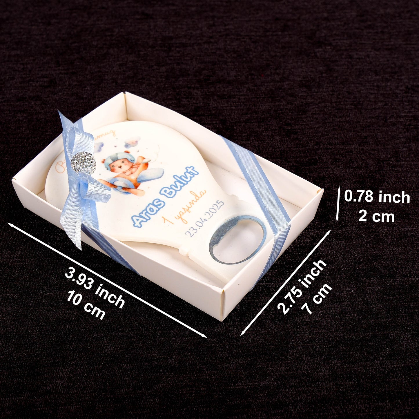Kişiselleştirilmiş Baby Shower Açacak Magnet, Mevlit Bebek Buzdolabı Magneti, Kişiye Özel Bebek Şekeri Hediyeleri
