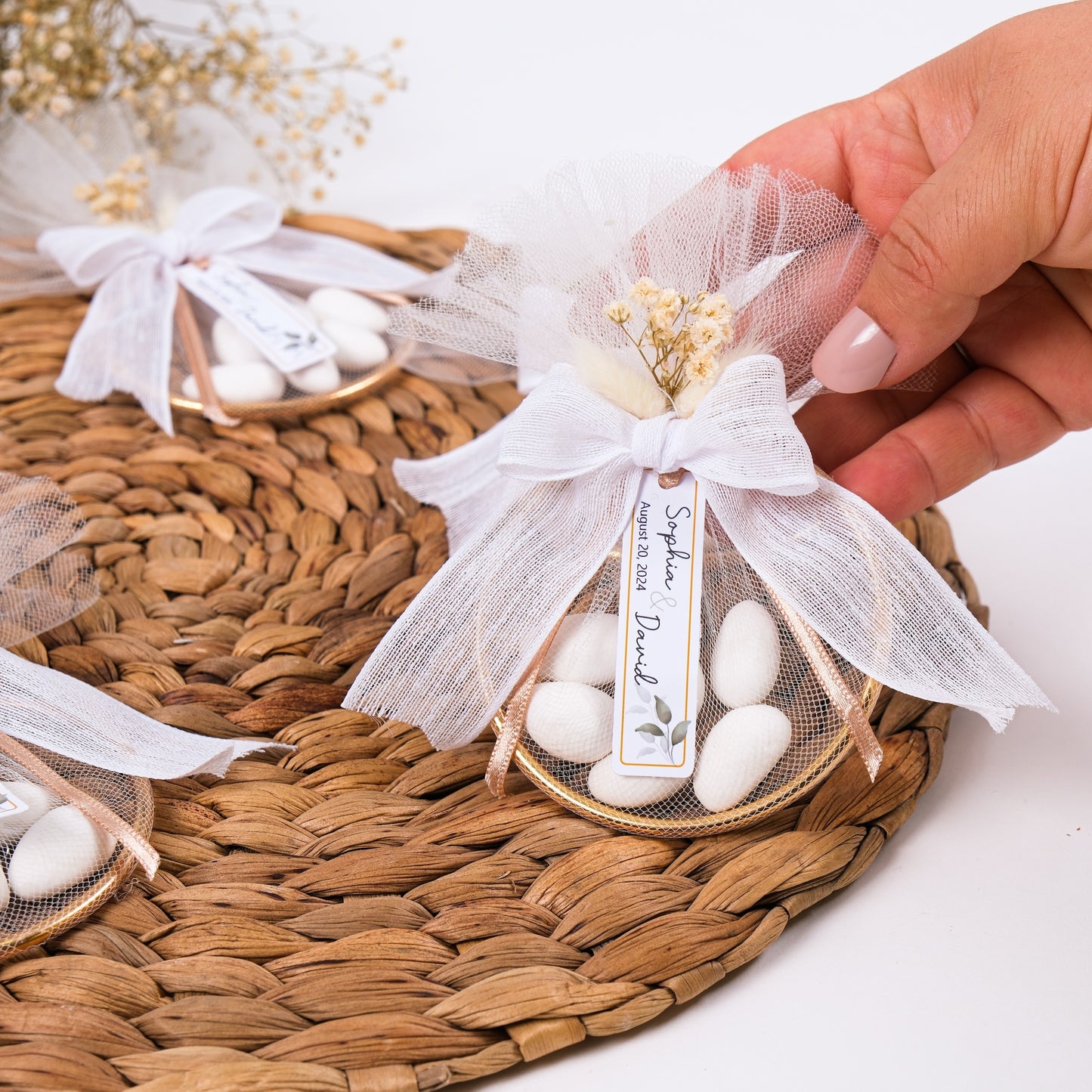 Kişiye Özel Nikah Şekeri, Badem Şekeri Düğün Hediyesi, Kına Hediyeleri, Nikah Hediyeleri