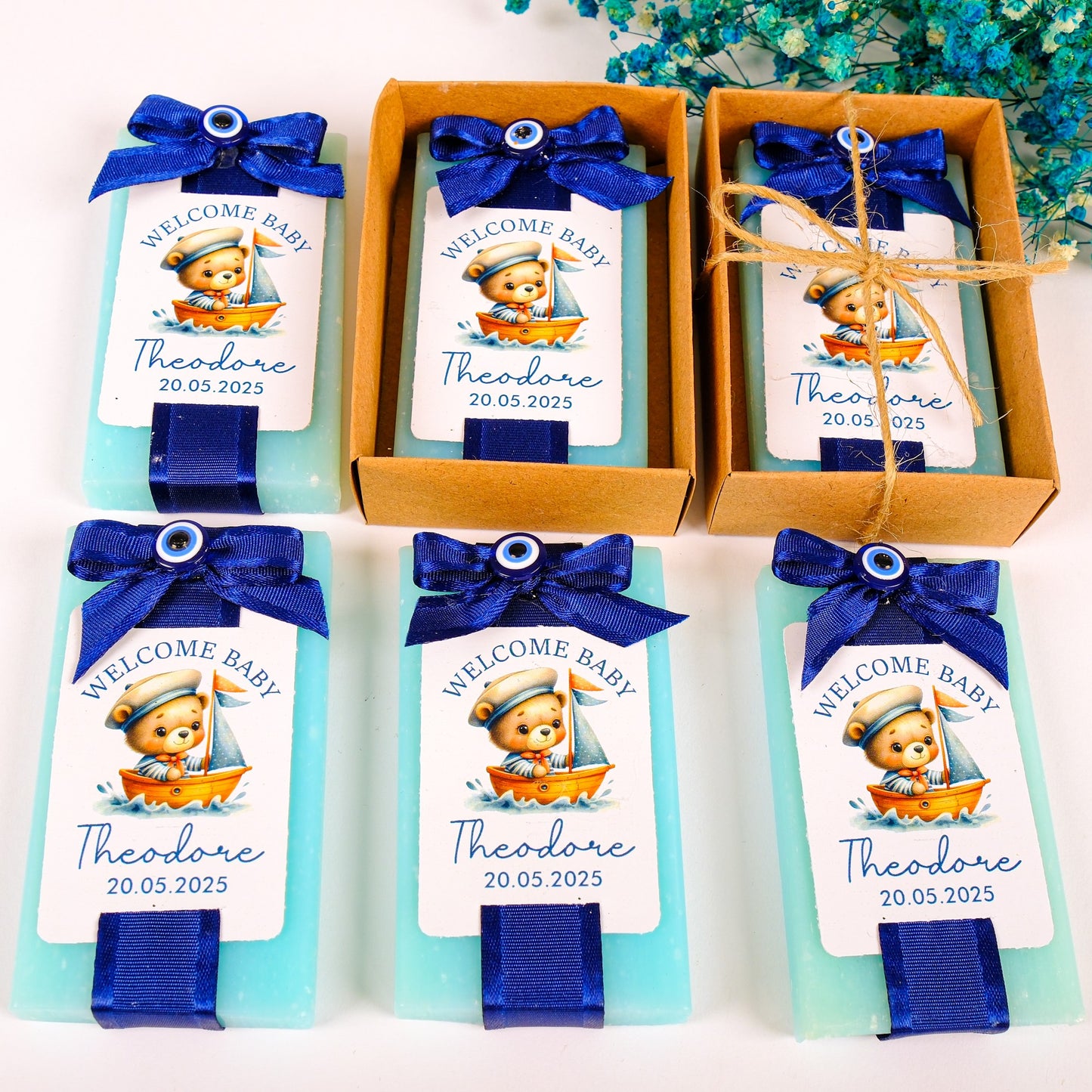 Kişiye Özel Hediyelik Kokulu Sabun Baby Shower Hediyeleri, Bebek Mevlidi, Sünnet