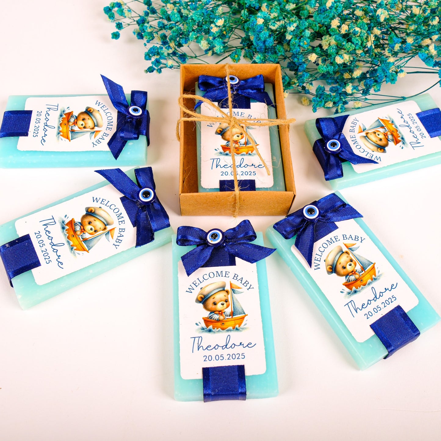 Kişiye Özel Hediyelik Kokulu Sabun Baby Shower Hediyeleri, Bebek Mevlidi, Sünnet