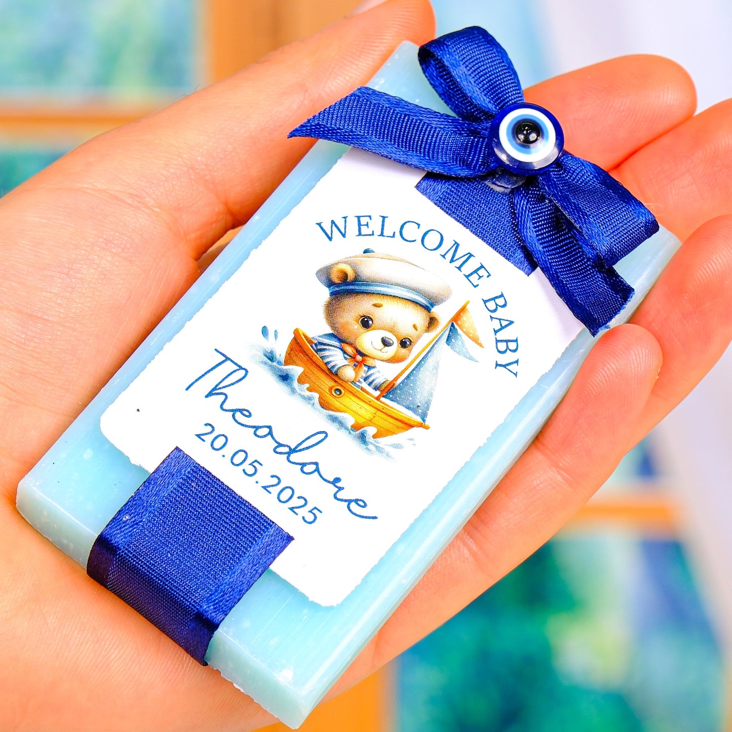 Kişiye Özel Hediyelik Kokulu Sabun Baby Shower Hediyeleri, Bebek Mevlidi, Sünnet