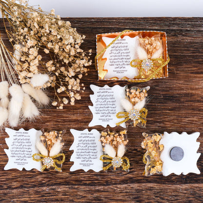 Kişiselleştirilmiş Mevlit Bebek Epoksi Magnet, Baby Shower Buzdolabı Magneti, Kişiye Özel Ayet-el Kürsi Mevlüt Hediyeleri