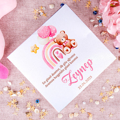 Kişiye Özel Baby Shower Çikolata Kutusu, Cinsiyet Partisi, 1 Yaş Doğum Günü İkramlık