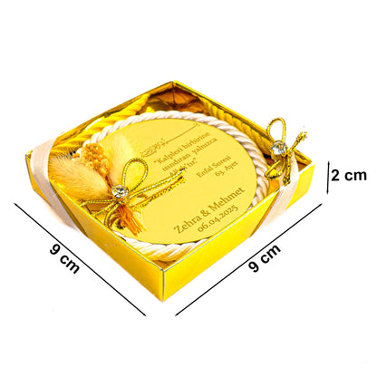 Kişiselleştirilmiş Düğün Hediyesi Ayetel Kürsi-Ayetli Magnet, Nişan Hediyesi, Nikah hediyesi