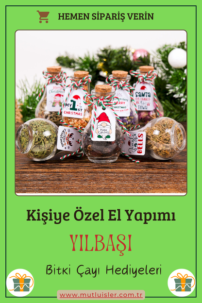 Kişiye Özel Hediyelik Bitki Çayı Yılbaşı Hediyeleri