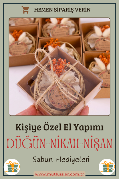 Kişiye Özel Hediyelik Kokulu Sabun Düğün Hediyeleri, Nikah Hediyeleri, Nişan Hediyeleri