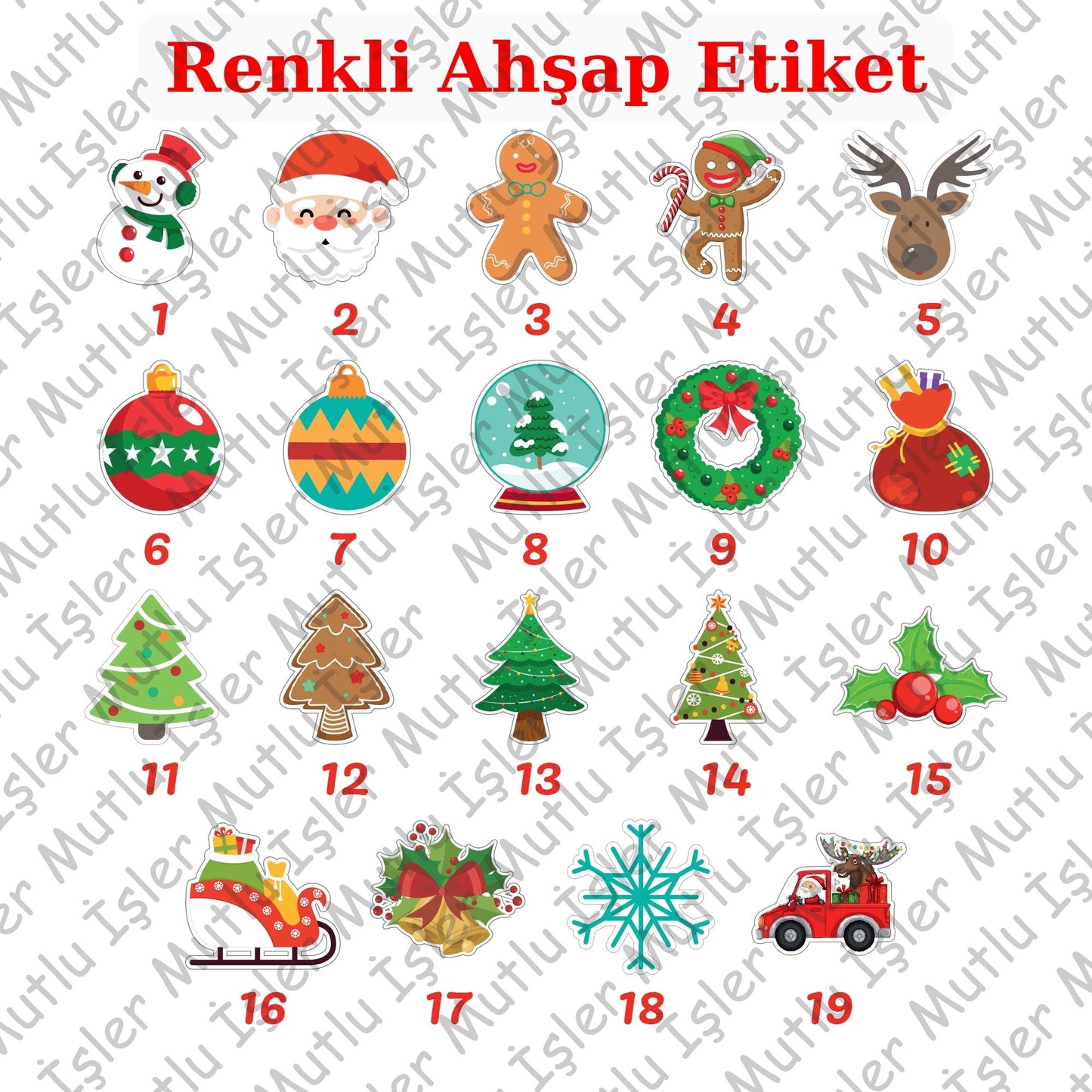 Kişiselleştirilmiş Yılbaşı Ağacı Süsleri, Çam Ağacı Süslemeleri, Noel Süsleri